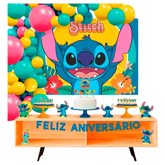Kit Festa Fácil Lilo E Stitch - Decoração De Festa