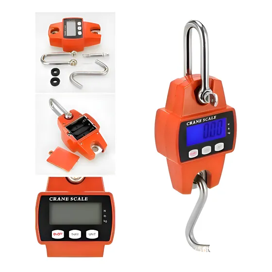 Balança Digital 300 Kg Guindaste Industrial Lcd Portátil