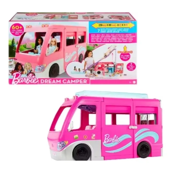 Camper De Los Sueños Barbie Dream Camper 60 Pz