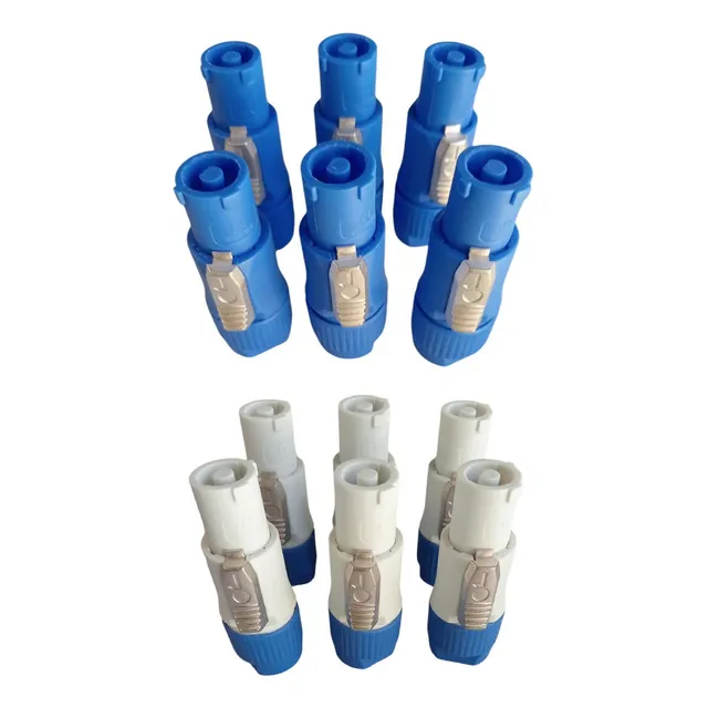 12 Plug Conectores Compatible Con Powercon Speakon Neutrick