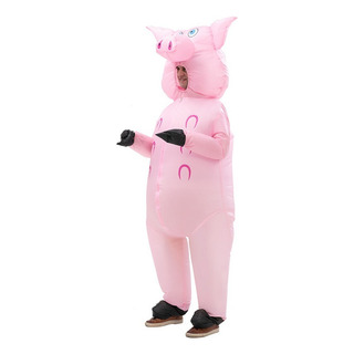 Disfraz Inflable De Cosplay Con Forma De Cerdo Y Muñeca, Rop Disfraz Inflable De Cosplay Con Forma De Cerdo Y Muñeca, Rop