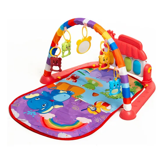 Gimnasio Piano Bebesit Musical Arcoiris Lila Color Violeta