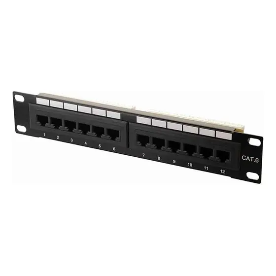 Patch Panel Wireplus 12 Puertos Cat 6