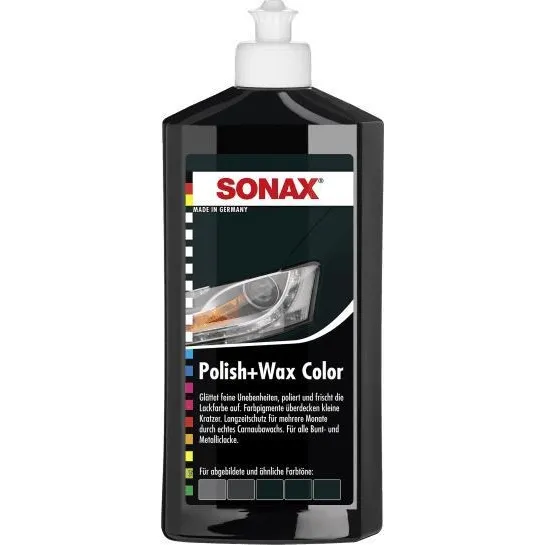 Sonax Polish & Wax Cera Color Negro