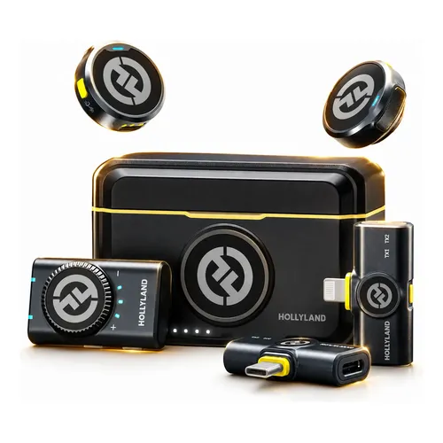 Kit De Microfone Sem Fio Hollyland Lark M1 Solo | Parcelamento sem