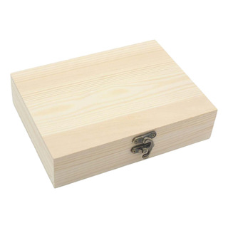 Caja De Madera Sin Terminar Caja De Madera Lisa Con Tapa M Caja De Madera Sin Terminar Caja De Madera Lisa Con Tapa M
