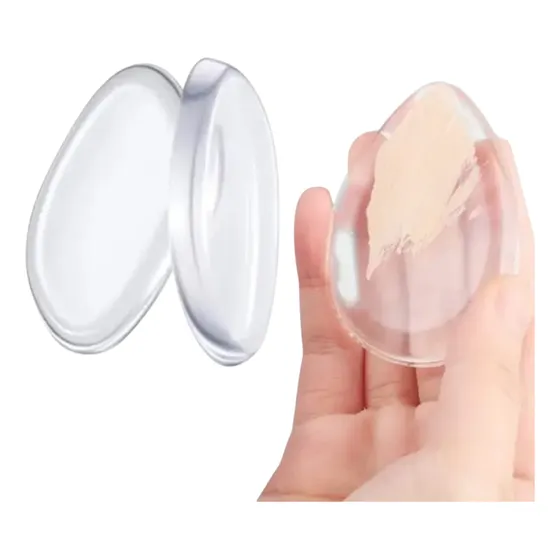 Esponja De Silicona Para Base Líquida Maquillaje Pack X6uni