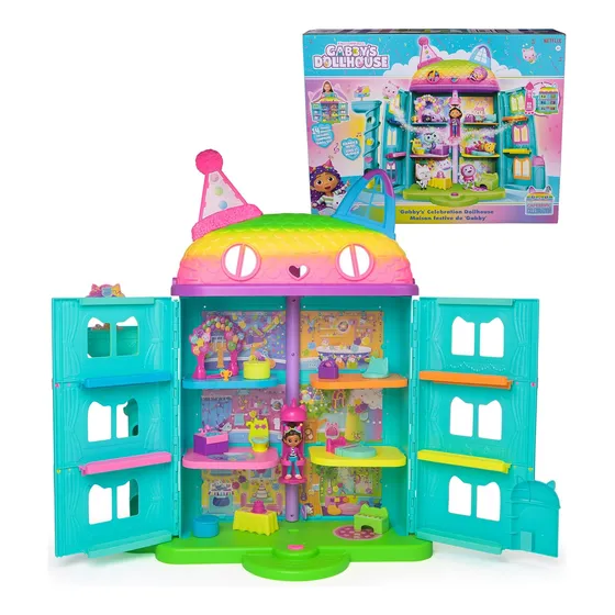 La Casa De Muñecas De Gabby. Celebracion. Gabby's Dollhouse.