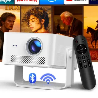 Proyector Profesional Magcubic Hy450max, Nuevo Hd, 1080p, Nativo, 1100 Lúmenes Ansi, Smart Tv, 8k, Android 14, Hdr10 Blanco
