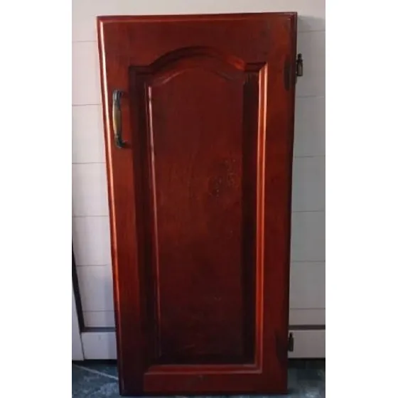 2 Puertas Algarrobo Para Hueco Mueble Bajo Herrajes Bronce