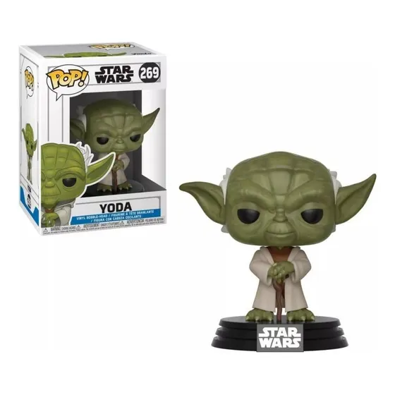Funko Pop Star Wars Yoda Con Base N269 Juguete Para Niños