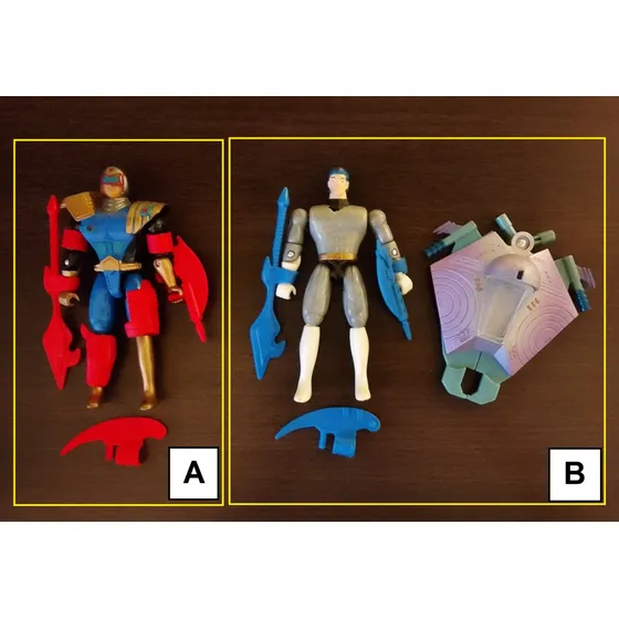 Muñecos Thunder Hero Completos 90s Chap Mei