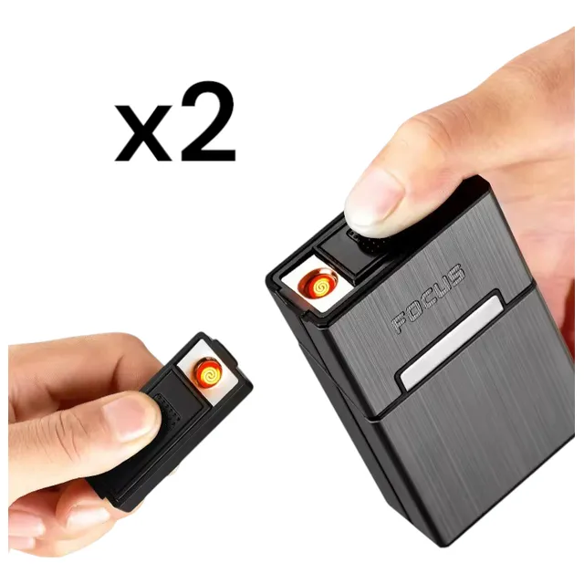 Haveaid Pack 2 Encendedor Electrico Usb  Recargable Cigarrer