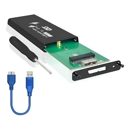 Case Cofre Externo Disco Ssd M.2 Sata Ngff Usb 3.0 Micro B