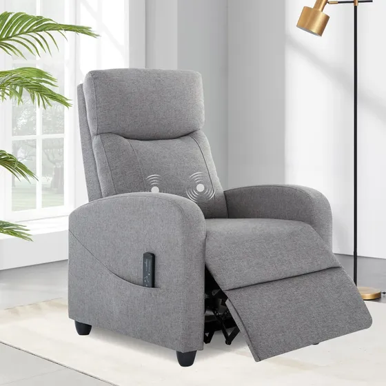 Nature Mature Silla Reclinable Asiento Cine Casa Tela Lumbar