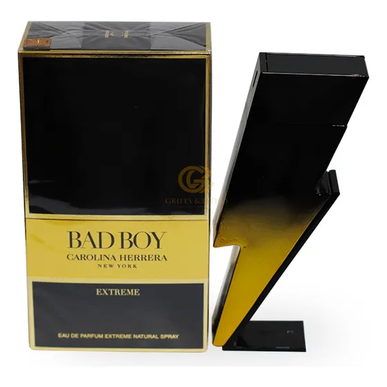 Perfume Importado Masculino Bad Boy Extreme Edp 100ml - Carolina Herrera - 100% Original Lacrado Com Selo Adipec E Nota Fiscal Pronta Entrega