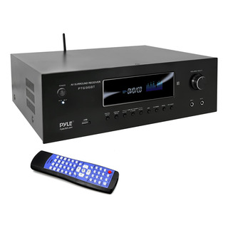 Receptor Pyle, 1000w, 2 Canales, 5.2, Con Bluetooth, Negro Receptor Pyle, 1000w, 2 Canales, 5.2, Con Bluetooth, Negro