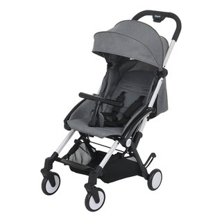 Carrinho De Bebê De Paseio Burigotto Up! Gray Com Chassi De Cor Branco Carrinho De Bebê De Paseio Burigotto Up! Gray Com Chassi De Cor Branco