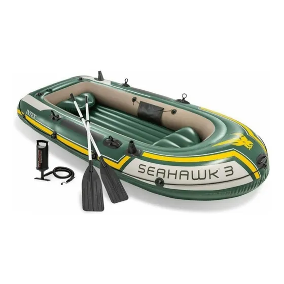 Bote Inflable Intex Seahawk 3 Set Capacidad 360 Kg // Bamo
