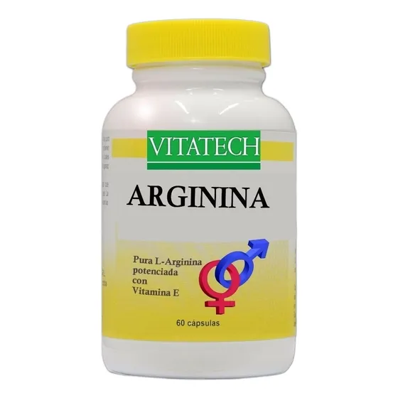 L Arginina Vitatech X 60 Capsulas Aminoácidos