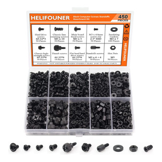 Helifouner Kit Surtido De Tornillos De Separadores De Comput Helifouner Kit Surtido De Tornillos De Separadores De Comput