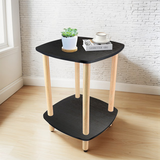 Mesa De Centro Minimalista De Madera Mesa Lateral 2 Estantes Mesa De Centro Minimalista De Madera Mesa Lateral 2 Estantes