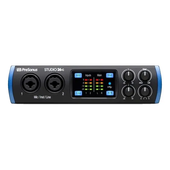 Interface De Áudio Presonus Studio 26c