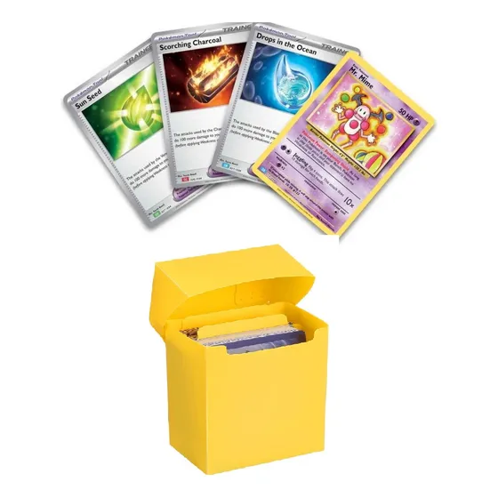 100 Cartas Pokemon + Caja