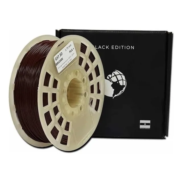 Filamento Pla Impresora 3d Gst 1,75mm X1 Kg 320mt Color Marrón