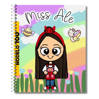 Libreta Francesa Personalizada Para Maestra Primavera Libreta Francesa Personalizada Para Maestra Primavera