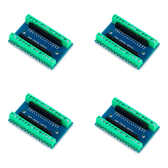 4 Piezas Shield Arduino Nano V3.0 Terminal De Clema Bornera