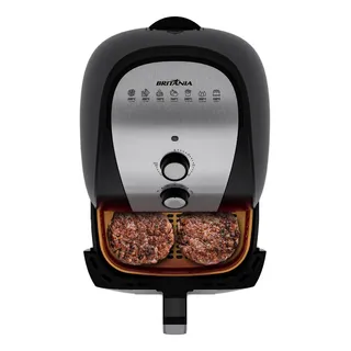 Britânia Air Fryer Bfr51 5,5l Antiaderente Gold Potência De 1500w Cor Preto 127v