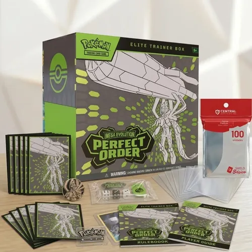 Pokémon Tcg Mega Evolution Perfect Order Elite Trainer Box