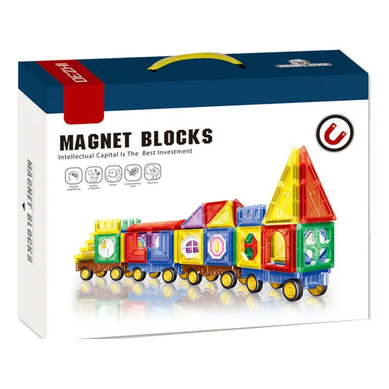 Bloques Magneticos Mega Baby 72 Piezas Construccion