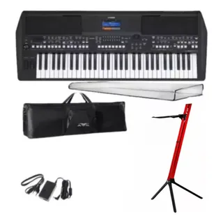 Teclado Yamaha Arranjador Psr Sx600 + Kit Loja Oficial Teclado Yamaha Arranjador Psr Sx600 + Kit Loja Oficial