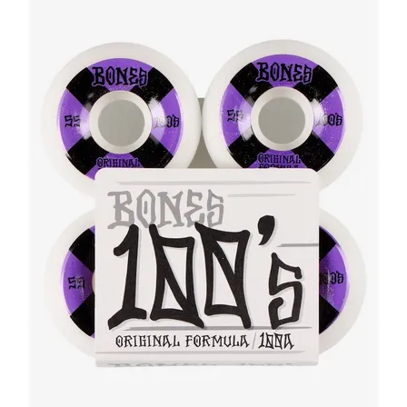 Ruedas Skate Bones 55m N4 Side Cut V5 100s | Laminates