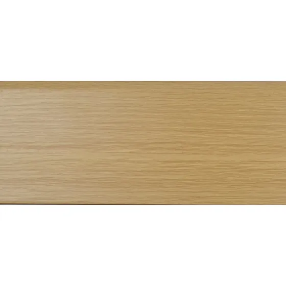 Zócalo Liso Pvc Pisos Pared 10 Cm X 2,4 Metros Antihumedad Roble