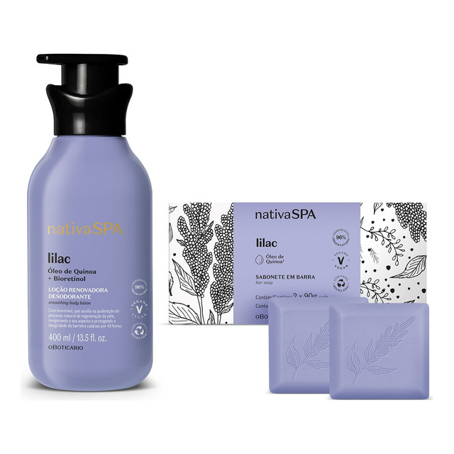 Fluido Para Corpo Nativa Spa Lilac 2 Produtos En Dispensador 2ml Fluido Para Corpo Nativa Spa Lilac 2 Produtos En Dispensador 2ml
