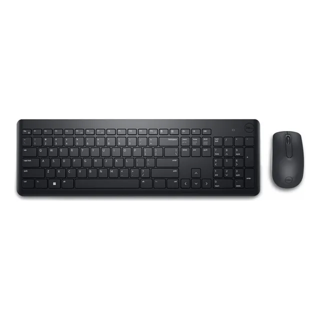 Kit de teclado y mouse inalámbrico Dell KM3322W Español teclado negro