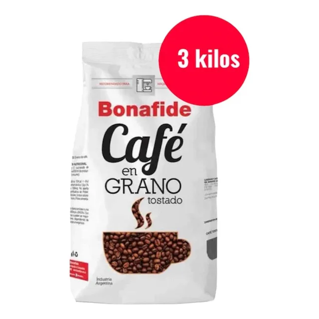 Cafe Bonafide Tostado Pack 3 Kilos