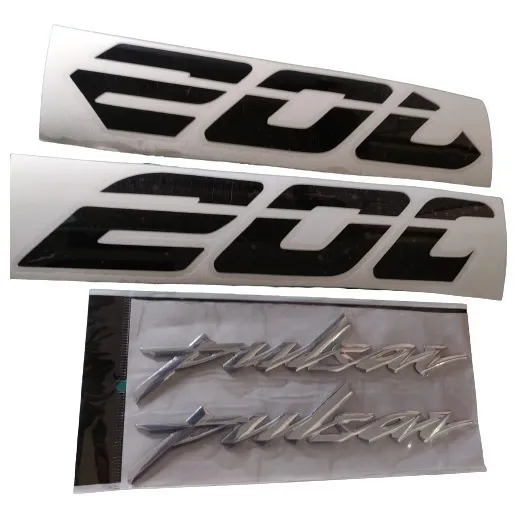 Calcomanias Adhesivas + Insignias De Tanque Bajaj Pulsar 200
