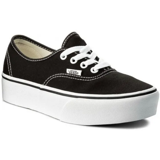 Zapatillas Vans Authentic Plataforma Negro 100% Original!
