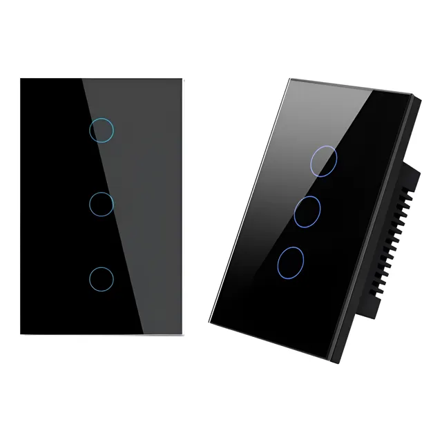 Interruptor Wifi Switch Triple Sin Neutro Alexa Y Google