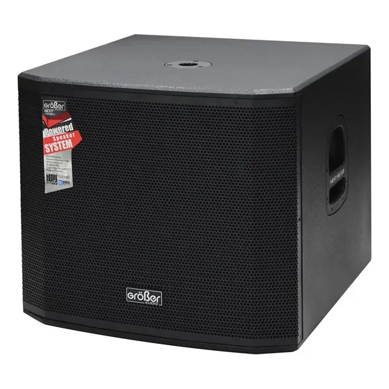 Sub Bajo Activo Grober- Serie 18 800w