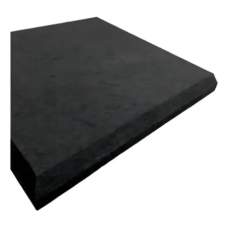 Kit 10 Painéis Acústicos Lã De Pet 500x500x25mm - Cor: Preto