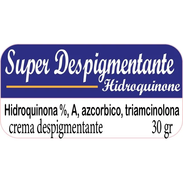 Despigmentante 5%, Hidroquinona + Acido Azcorbico 30 G