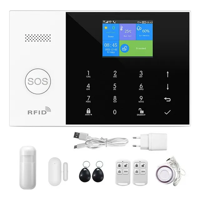 Kit Alarma Wifi+ Gsm Seguridad Inteligente Pantalla Táctil