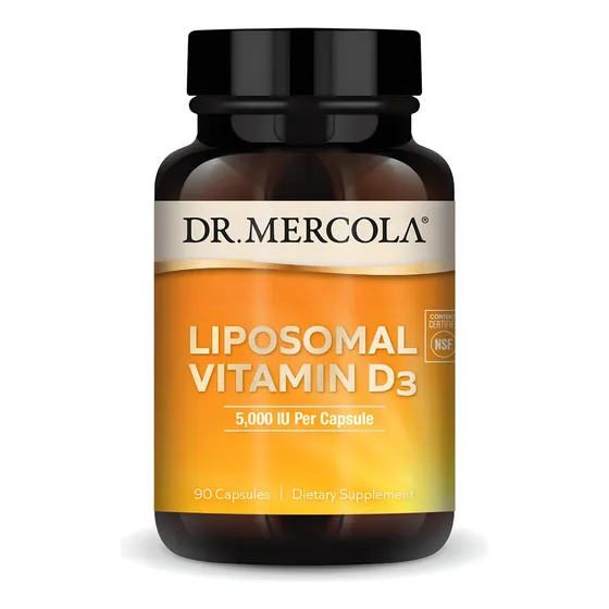 Suplemento liposomal de vitamina D3 del Dr. Mercola 5000 UI 90