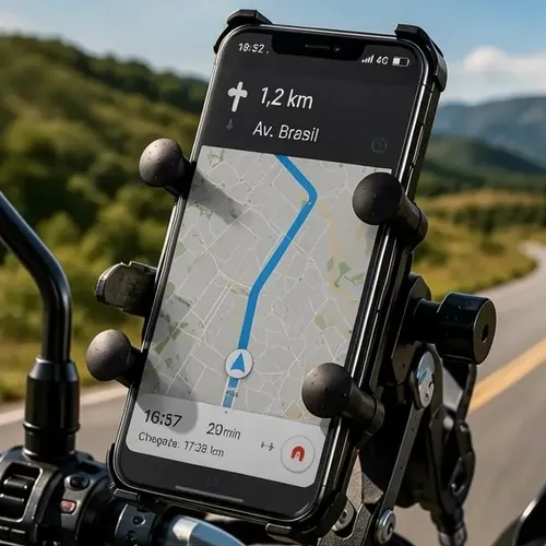Suporte para motociclistas Moto Mount Pro + Sp Connect preto