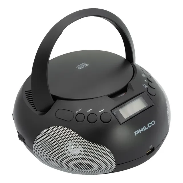 Radio Boombox Cd PJB1007-BK Philco Color Negro